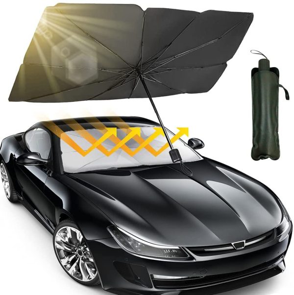 Foldable Car Sunshade Umbrella โ Block Heat & UV Rays Instantly!
