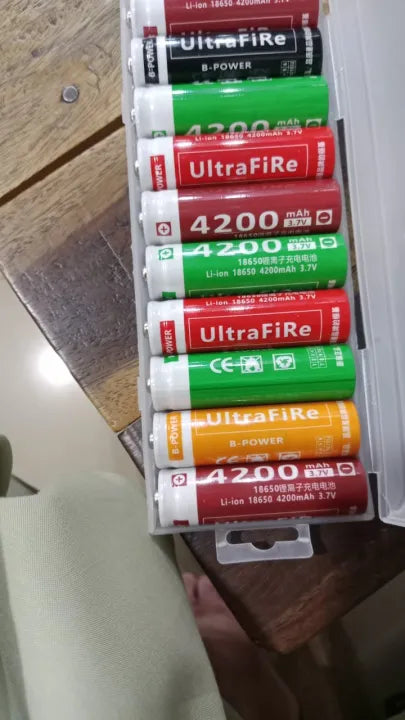 (1 Cell Price) High Quality UltraFiRe Rechargeable Charging Cell 3.7v 18650 Model 4200mah Li-ion