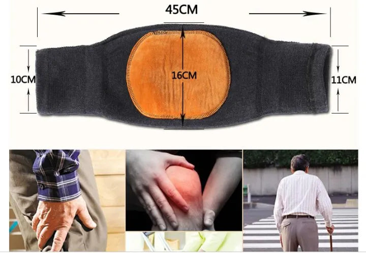 Winter Knee cover 45CM Warm warm wool knee gaiters autumn winter knee protection with fleece thickening for both men and women 1PAIR=2PCS