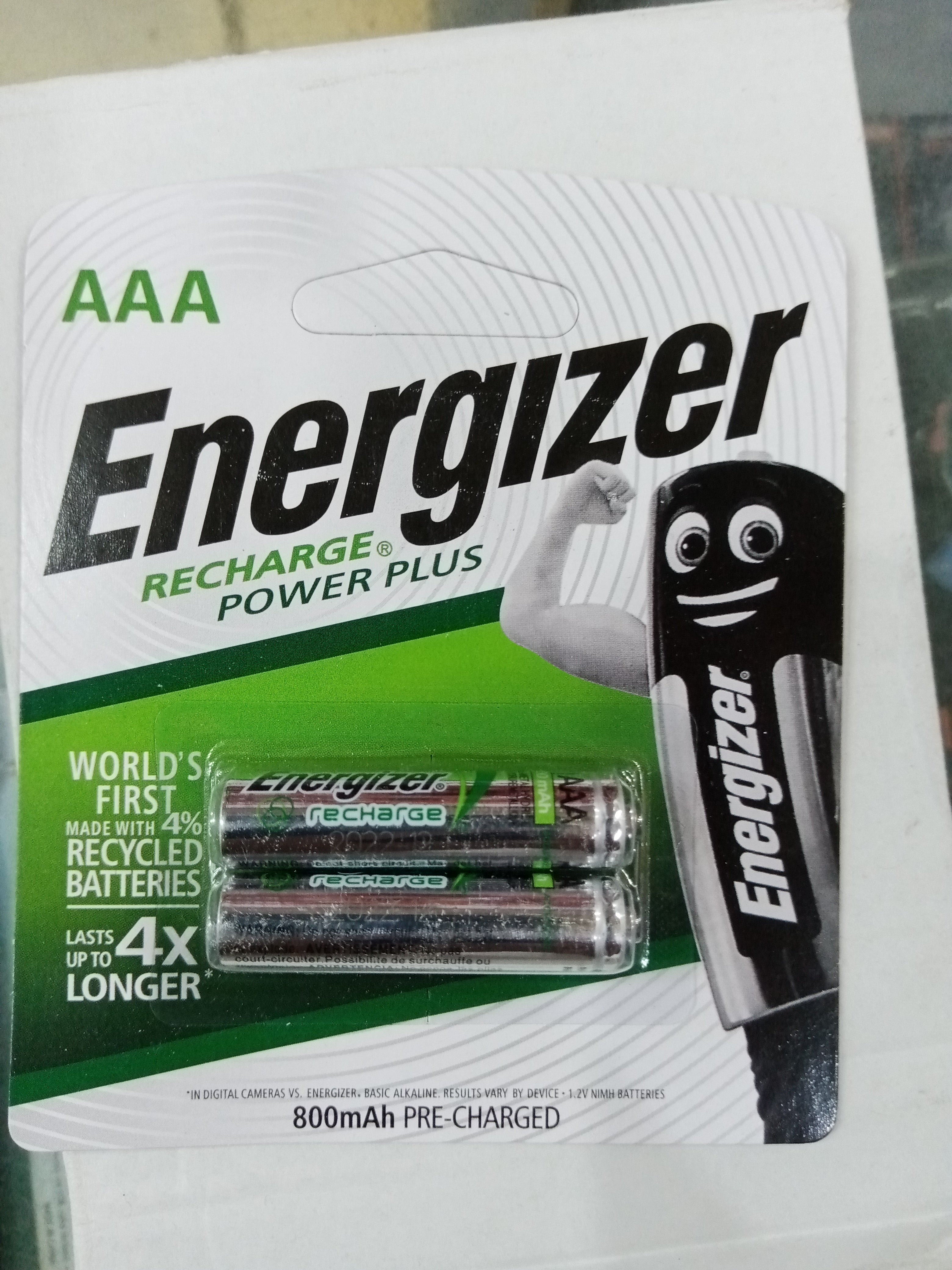Energizer Rechargeable Cell AA and AAA 1.2v cell Batteries  – 2800mAh (2 Cell)